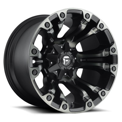 Aluminum Wheels 20X9 Vapor D569 8 On 165.1 Matte Black Double Dark Tint 125.1 Bore 20 Offset Fuel Off Road Wheels