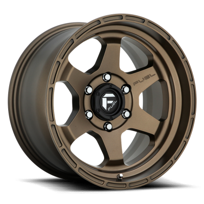 Aluminum Wheels 18X9 Shok D666 5 On 127 Matte Bronze 71.5 Bore 20 Offset Fuel Off Road Wheels