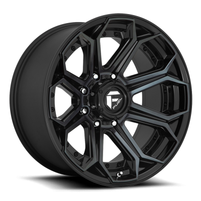 Aluminum Wheels 26X14 Siege D704 8 On 165.1 Gloss Black Machined Double Dark Tint 125.2 Bore -75 Offset Fuel Off Road Wheels