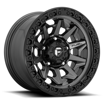 Aluminum Wheels 18X9 Covert D716 6 On 135 Matte Gunmetal Gray Black Bead Ring 87.1 Bore 20 Offset Multi Spoke Fuel Off Road Wheels