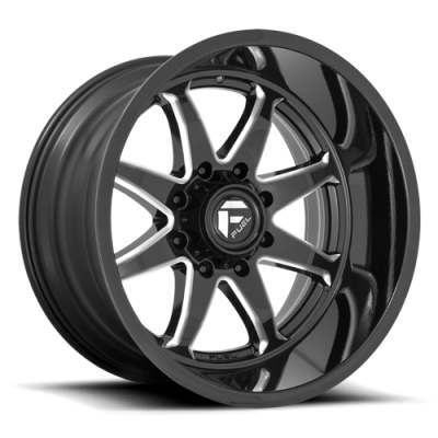 Aluminum Wheels 20X9 Hammer D749 5 On 139.7 Gloss Black Milled 78 Bore 1 Offset Fuel Off Road Wheels
