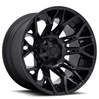 Aluminum Wheels 20X9 Twitch D772 8 On 165.1 Blackout 125.2 Bore 1 Offset Fuel Off Road Wheels