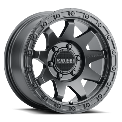 Aluminum Wheels 17x8.5 MR317 Bolt Pattern 5 On 127 Offset 0 Lip Size 0.83 Matte Black MB Method