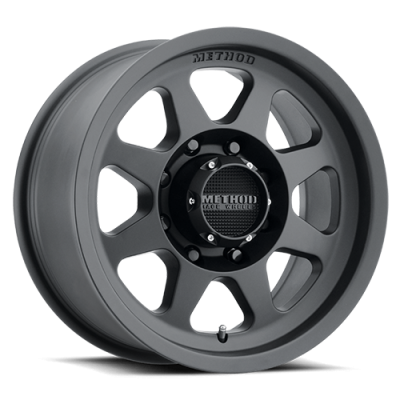 Aluminum Wheels 17x9 Bead Grip MR701 Bolt Pattern 8 On 165.1 Offset -12 Lip Size 1.97 Matte Black MB Method