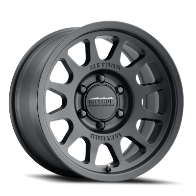Aluminum Wheels 16x8 Bead Grip MR703 Bolt Pattern 6 On 120 Offset 0 Lip Size 1.22 Matte Black MB Method