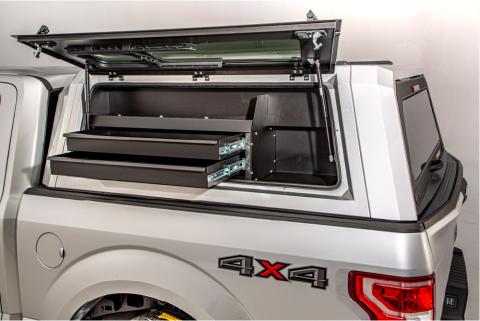 Truck Bed Drawer Drawer-Bin Full-Size EVO and EVOc Applications 5.5 Foot or 6.5 Foot Bed Left Side Mount SmartCap(R) ‚Дц–о—Ь‚Дм–ж‚До–Ё‚Дц–о–є‚Дм–?‚Дц–о–є‚До–ж Fits Caps w/Serial #'s ending in "MB" "WH" or "SA"