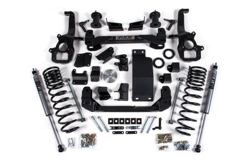 4 Inch Lift Kit for 2025 Ram 1500 4WD 4 Inch Front 3 Inch Rear Suspension Lift System Standard Bore Fox Adv Rear Shocks Zone Offroad