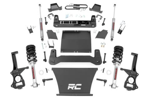 4 Inch Lift Kit AT4/Trailboss N3 Struts Silverado/Sierra 1500 (25-26) Rough Country