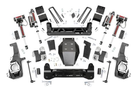 5 Inch Lift Kit NTD Vertex Shocks w/ Overloads Silverado/Sierra 2500HD/3500HD (20-26) Rough Country