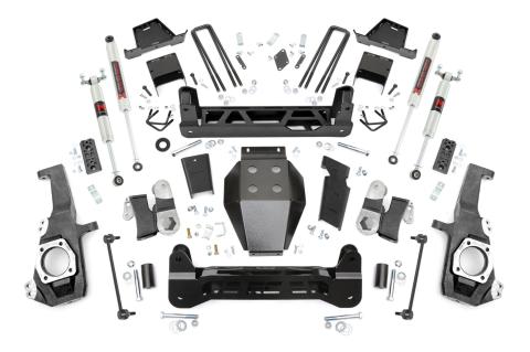 7 Inch Lift Kit NTD M1 w/ Overloads Silverado/Sierra 2500HD/3500HD (20-26) Rough Country
