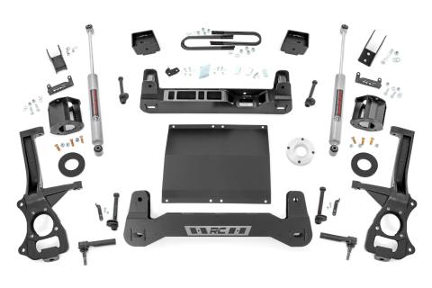 6 Inch Lift Kit Mono Leaf Rear Diesel GMC Sierra 1500 2WD (2025-2026) Rough Country