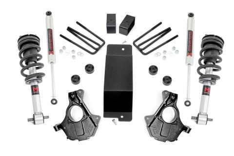 3.5 Inch Lift Kit Cast Steel LCA FR M1 Silverado/Sierra 1500 (14-18 & Classic) Rough Country