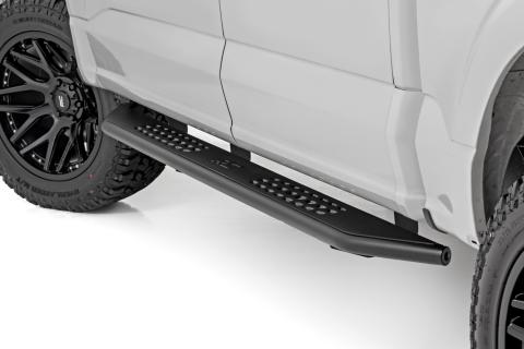 OV2 Running Boards Side Step Bars Crew Cab Ford F-150/Lightning/F-250/F-350 (15-26) Rough Country