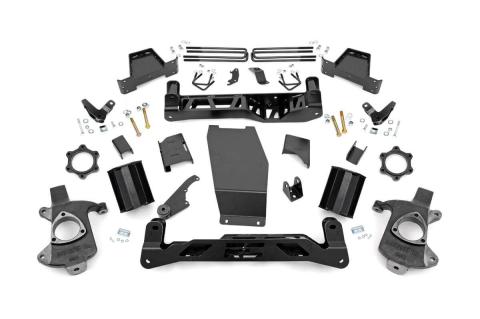 7 Inch GMC Suspension Lift Kit 14-16 Sierra 1500 Denal 4WD w/MagneRide Steel Rough Country