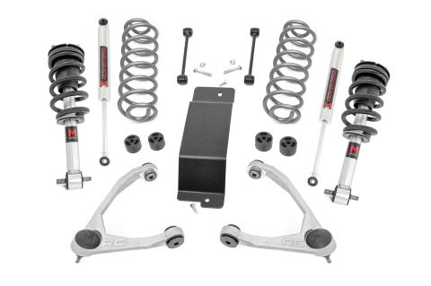 3.5 Inch Lift Kit M1 Struts Forged UCAs Chevy/GMC SUV 1500 2WD/4WD (2007-2020) Rough Country