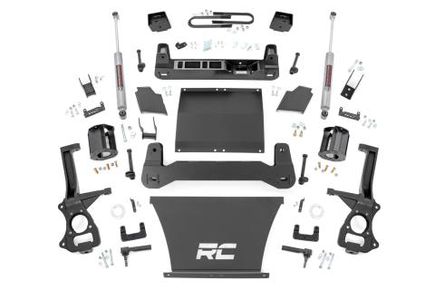 6 Inch Lift Kit Mono Leaf Rear Chevy Silverado 1500 4WD (2025-2026) Rough Country