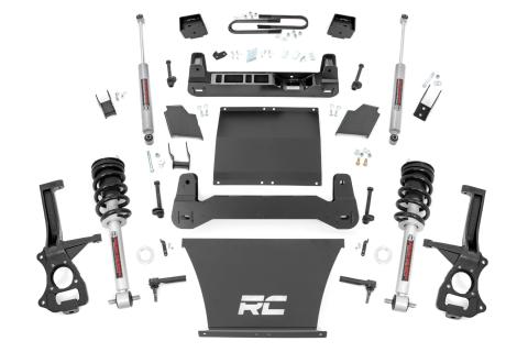 6 Inch Lift Kit Mono Leaf Rear N3 Struts GMC Sierra 1500 (25-26) Rough Country