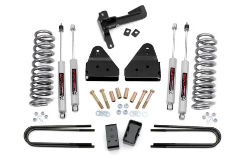 3 Inch Lift Kit FR Springs Ford F-250/F-350 Super Duty 4WD (2005-2007) Rough Country