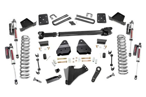 6 Inch Suspension Lift Kit w/Front Drive Shaft Vertex 17-19 F-250/350 4WD Diesel 4 Inch Axle w/o Overloads Rough Country