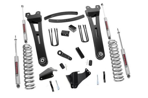 6 Inch Lift Kit Gas Radius Arm Ford F-250/F-350 Super Duty 4WD (05-07) Rough Country