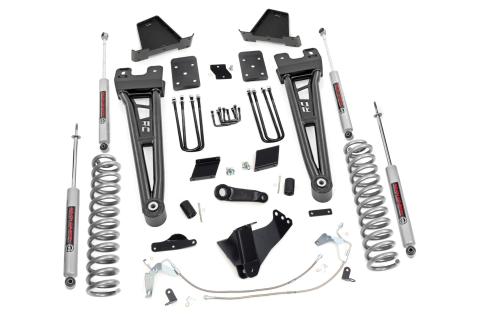 6 Inch Lift Kit Diesel Radius Arm No OVLD Ford F-250 Super Duty (11-14) Rough Country