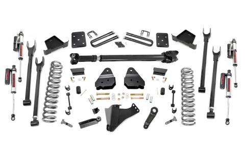 6 Inch Ford 4-Link Suspension Lift Kit w/Front Drive Shaft 17-19 F-250 4WD Diesel w/Overloads Rough Country