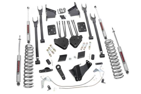 6 Inch Lift Kit 4-Link OVLD Ford F-250 Super Duty 4WD (2011-2014) Rough Country