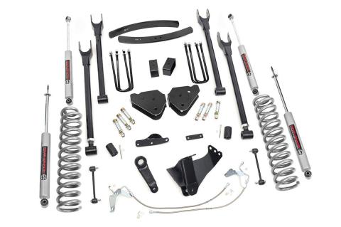 6 Inch Lift Kit Diesel 4 Link Ford F-250/F-350 Super Duty 4WD (08-10) Rough Country