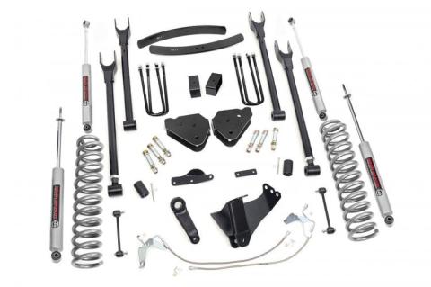 6 Inch Lift Kit Gas 4 Link Ford F-250/F-350 Super Duty 4WD (2008-2010) Rough Country