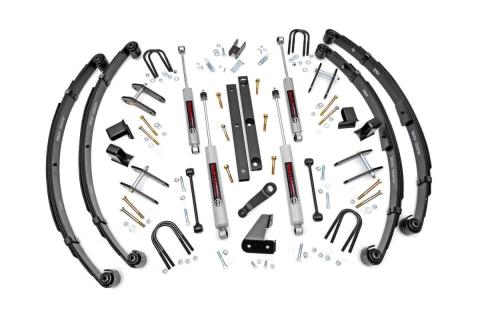 4.5 Inch Lift Kit Power Steering Jeep Wrangler YJ 4WD (1987-1995) Rough Country