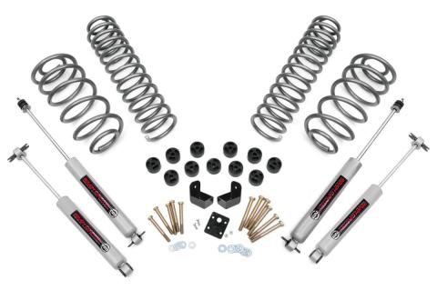 3.75 Inch Lift Kit Combo 4 Cyl N3 Jeep Wrangler TJ (97-06)/Wrangler Unlimited (04-06) Rough Country