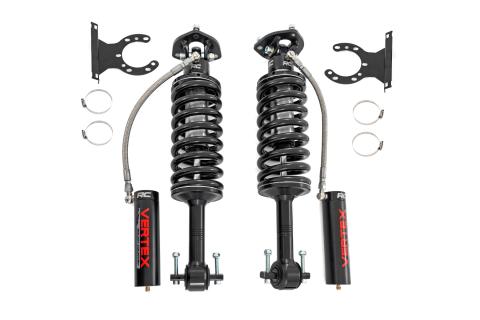 Ford Front Adjustable Vertex Coilovers 14-19 F-150 2WD for 6.5-7.5 Inch Lifts Rough Country