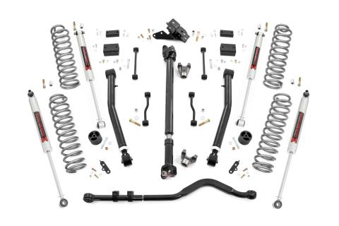 3.5 Inch Lift Kit Adj Lower FR D/S M1 Rubicon Jeep Wrangler Unlimited (24-26) Rough Country