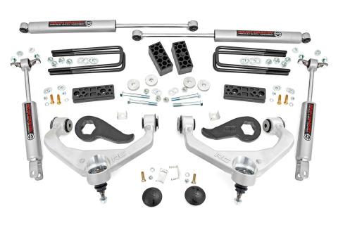 3 Inch Lift Kit with N3 Shocks 20-22 Chevy/GMC Sierra 3500 HD/Silverado 3500 HD Rough Country