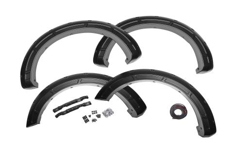Fender Flares Defender UH Tuxedo Black Metallic Ford F-150 (15-20) Rough Country