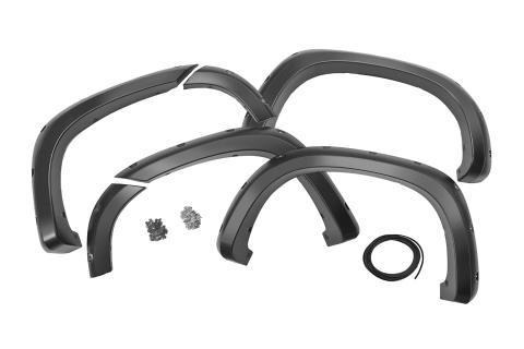 Pocket Fender Flares GXD Sterling Grey Metallic Chevy Silverado 1500 (19-21) Rough Country