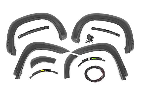 Fender Flares SF1 G7J Rainforest Green Chevy Silverado 1500 (19-26) Rough Country