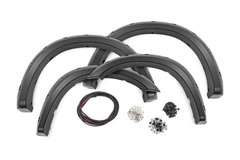 Pocket Fender Flares PUW Walnut Brown Ram 2500/3500 2WD/4WD (2019-2026) Rough Country