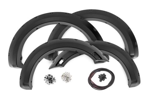 Pocket Fender Flares G1 Black 6 Foot Bed Ford Ranger 2WD/4WD (2019-2023) Rough Country