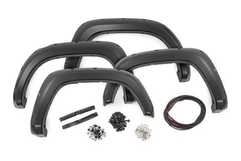 Pocket Fender Flares 218 Midnight Black Metallic Toyota Tacoma (16-23) Rough Country