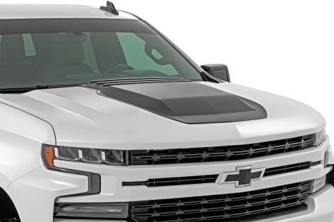 Hood Scoop GNO Slate Gray Chevy Silverado 1500 2WD/4WD (2019-2026) Rough Country