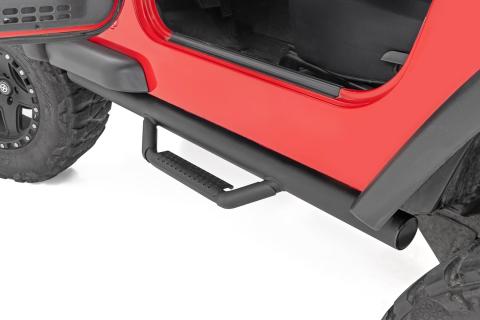 Nerf Steps Full Length Jeep Wrangler TJ 4WD (1997-2006) Rough Country
