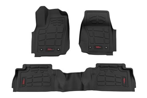 Sure-Fit Floor Mats Front & Rear TRD PRO Double Cab Toyota Tacoma (24-26) Rough Country