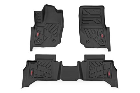 Sure-Fit Floor Mats Front & Rear Toyota 4Runner 2WD/4WD (2025-2026) Rough Country