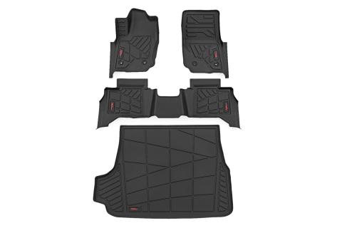 Sure-Fit Floor Mats Front & Rear & Cargo Mat Toyota 4Runner (25-26) Rough Country