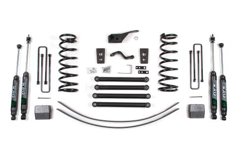 00-02 Dodge RAM 2500 5.0 Inch Coil Spring Lift Kit With Nitro Shocks Zone Offroad