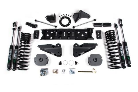 19-24 RAM 2500 4.5 Inch Radius Arm Bracket Diesel 6-Bolt T-Case Nitro Shocks Zone Offroad