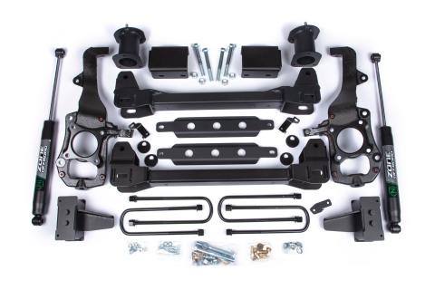 21-24 Ford F-150 2WD 6 Inch Lift Kit 4 Inch Rear Lift Block Spacer Front Nitro Rear Zone Offroad