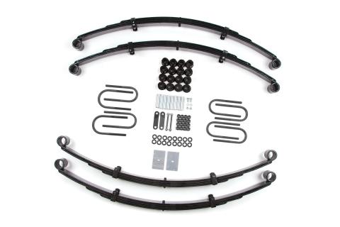 87-95 Jeep Wrangler YJ 2 Inch Leaf Spring Lift Kit With Nitro Shocks Zone Offroad