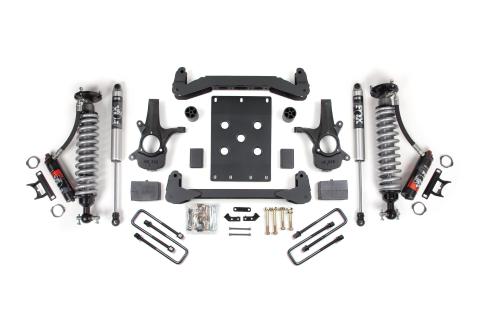 4 Inch Lift Kit FOX 2.0 Performance Elite 5 Inch Block Lift Coil-Over 07-13 Silverado/Sierra 1500 2WD BDS Suspension